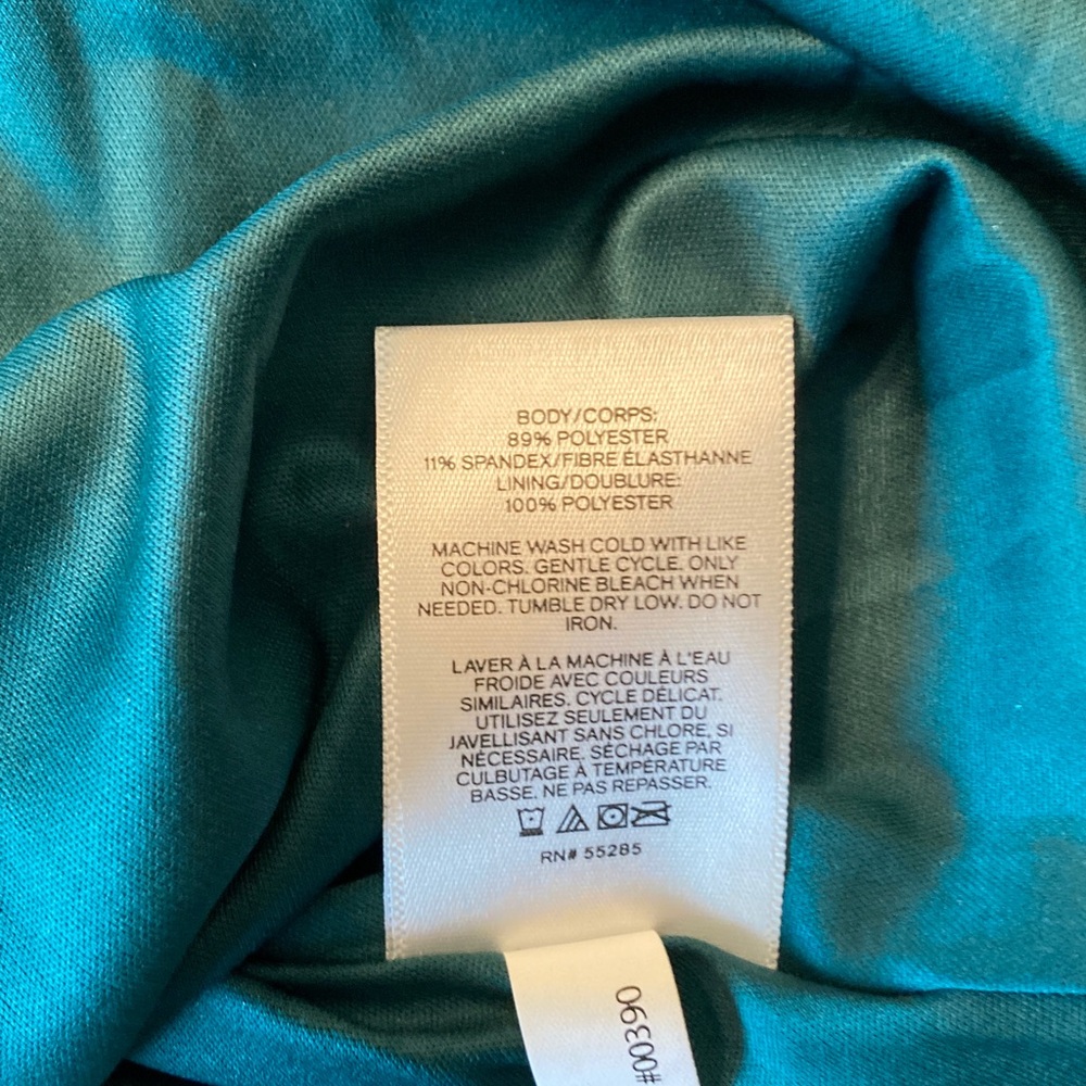 Express Deep Teal Long Sleeve Dress Women Size S/P - Picture 12 of 13